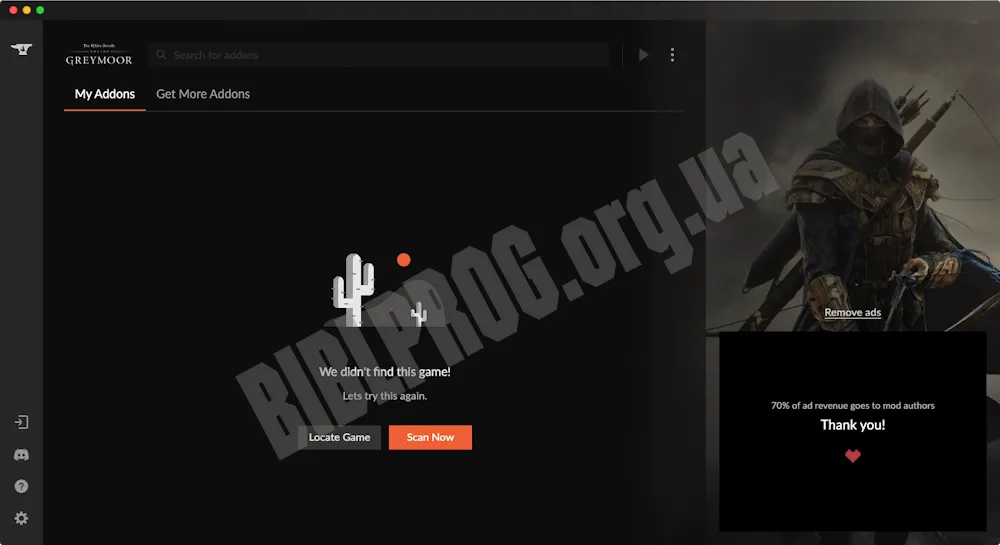 Скриншот CurseForge